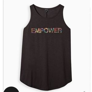 Torrid Empower Rainbow Pride Proud Tank Top